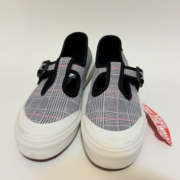 Vans Style 93 Gray Plaid Buckle Mary Jane Shoes Women's Size 6.5, Men's Size 5 - Picture 3 of 7